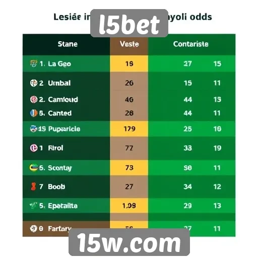 Comparativo de odds entre l5bet e concorrentes
